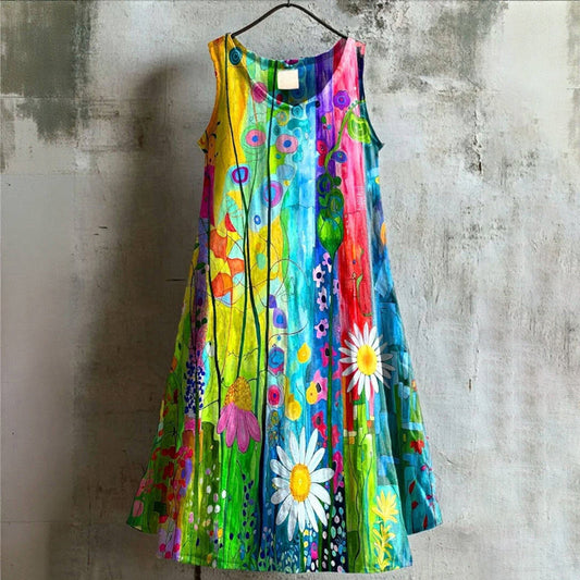 Lyyli™- Mukava Floral Print mekko