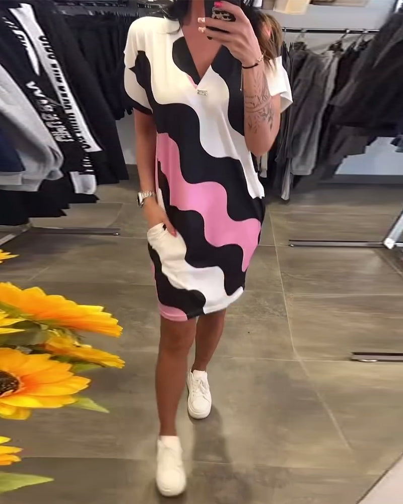 Kath™ – Naisten aaltokuvioinen mekko