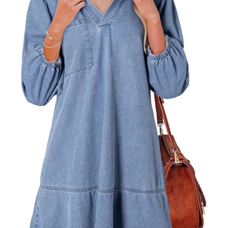 Meline™ - Naisten kesäinen denim-mekko