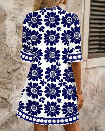 Aini™ - Elegantti V-pääntie Mekko