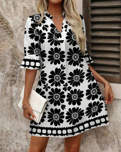 Aini™ - Elegantti V-pääntie Mekko