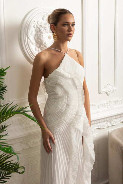 Daisy™ - Plisee Halterneck Mekko